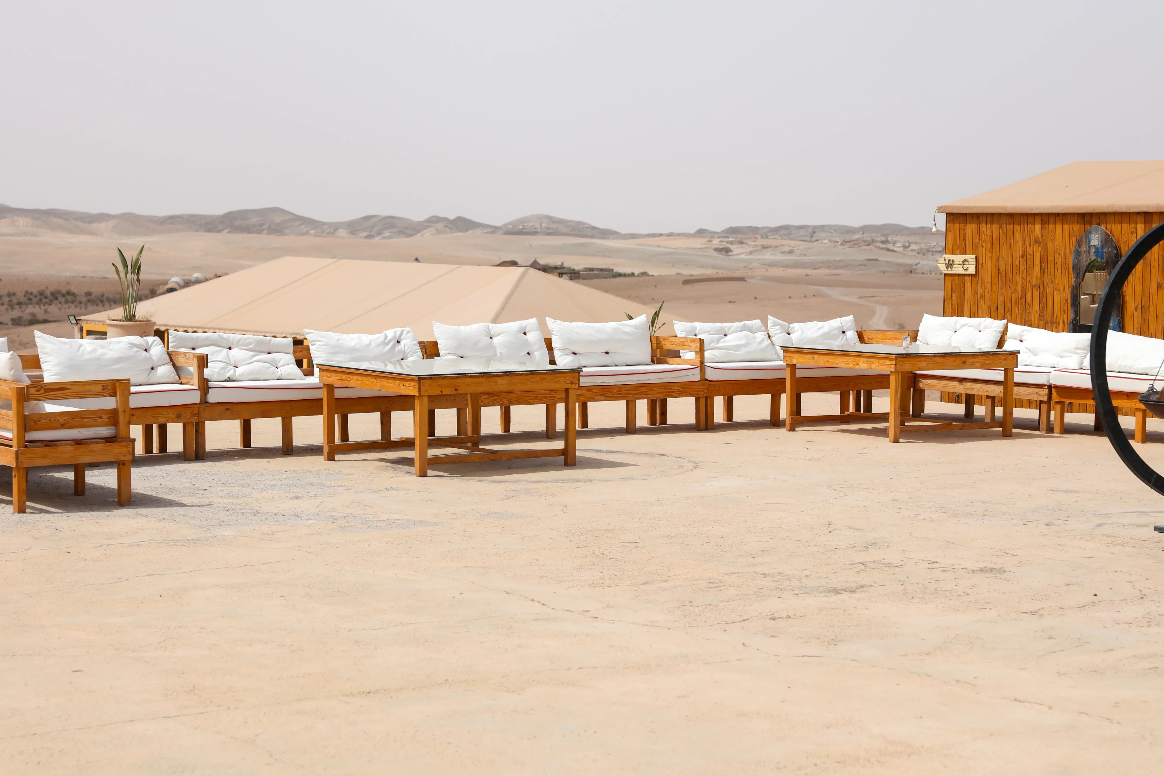 From Marrakech : Agafay Desert Camel Ride & Dinner