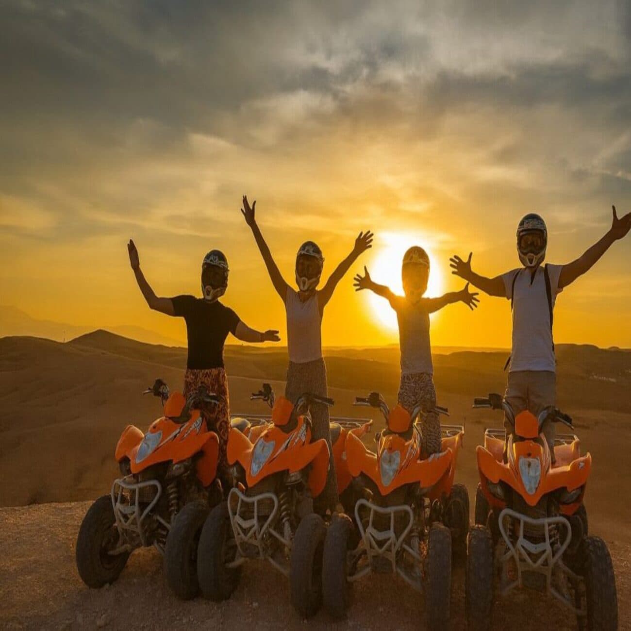 Agafay Desert Quad & Camel Rides with Dinner Show